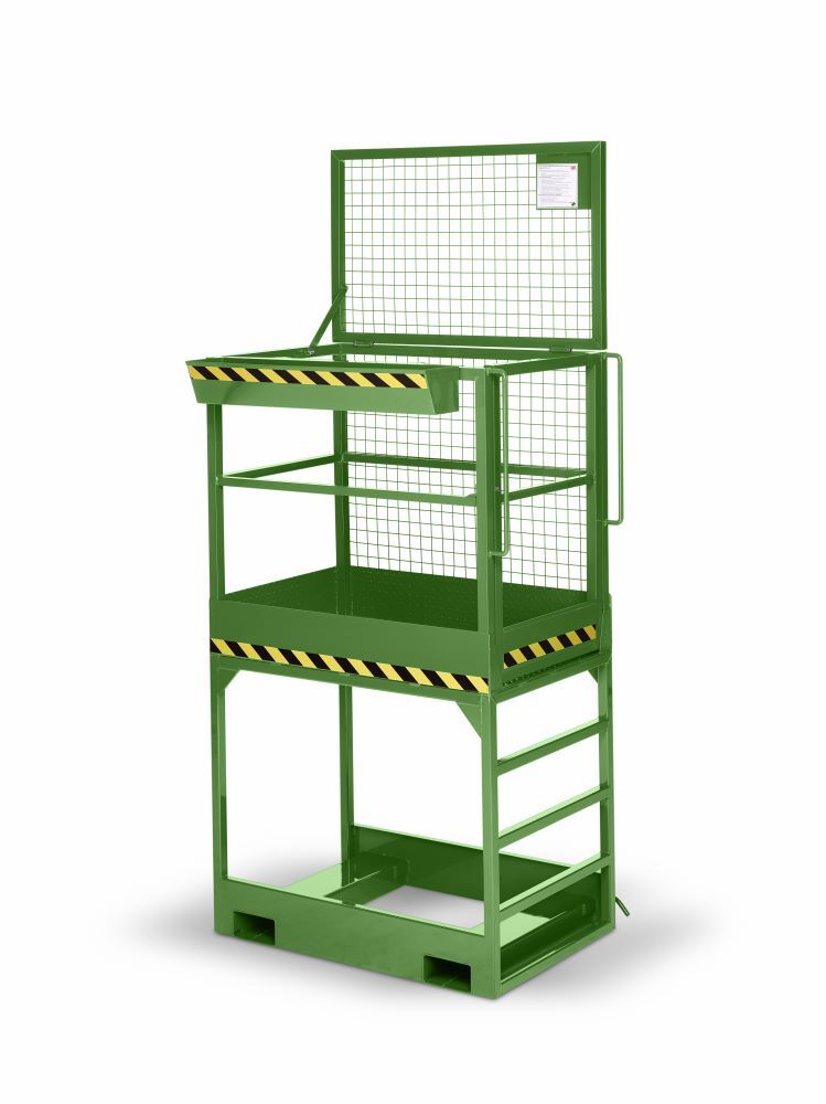 RR Arbeitskorb Typ RAK High 1200x800x2910 RAL6011 Produktbild RR Arbeitskorb Typ RAK High 1200x800x2910 RAL6011