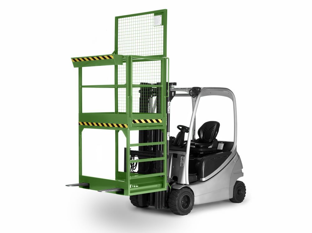 RR Arbeitskorb Typ RAK High 1200x800x2910 RAL6011 Produktbild RR Arbeitskorb Typ RAK High 1200x800x2910 RAL6011 bild 2