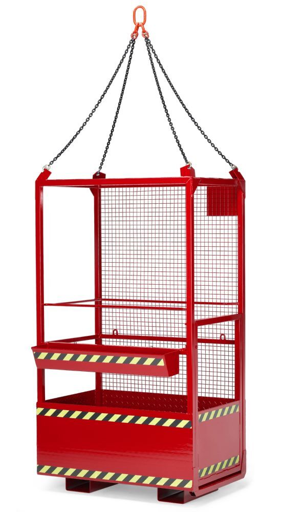 RR Arbeitskorb Typ RAK kranbar 1200x800x2200 RAL3000 Produktbild RR Arbeitskorb Typ RAK kranbar 1200x800x2200 RAL3000