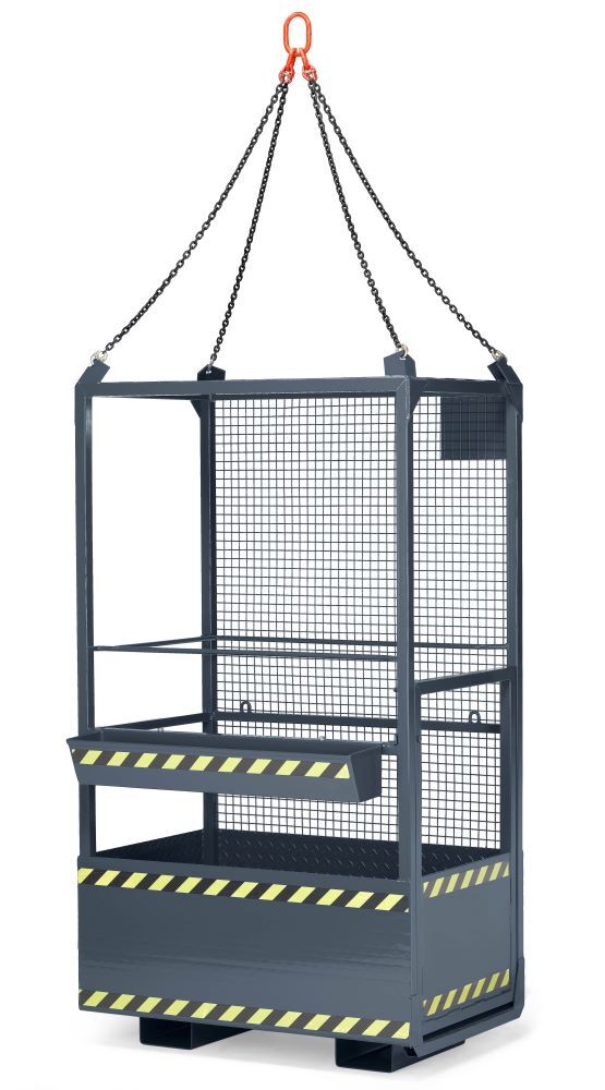 RR Arbeitskorb Typ RAK kranbar 1200x800x2200 RAL7016 Produktbild RR Arbeitskorb Typ RAK kranbar 1200x800x2200 RAL7016