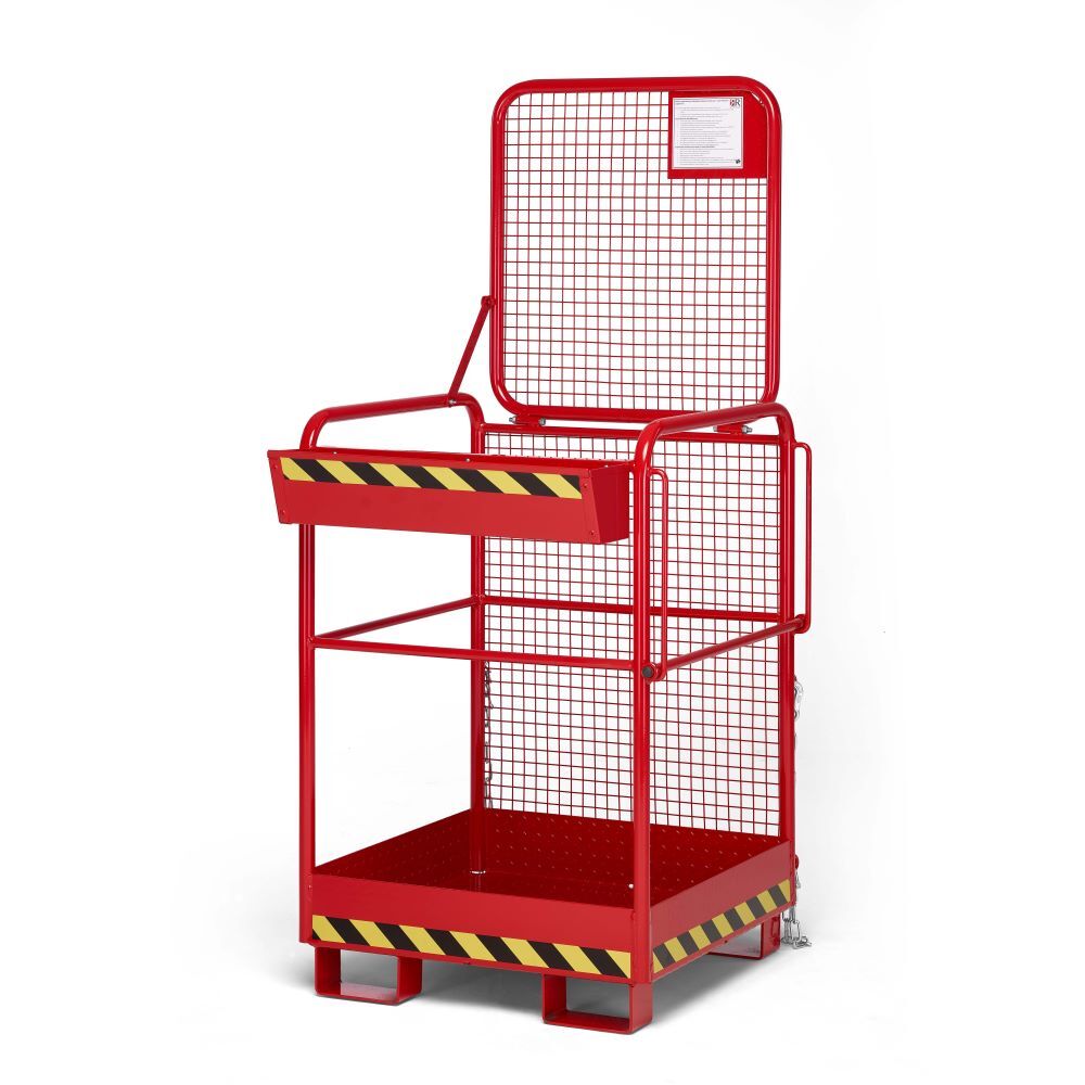 RR Arbeitskorb Typ RAK One800x800x1900 RAL3000 Produktbild RR Arbeitskorb Typ RAK One800x800x1900 RAL3000