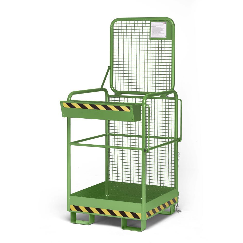 RR Arbeitskorb Typ RAK One 800x800x1900 RAL 6011 Produktbild RR Arbeitskorb Typ RAK One 800x800x1900 RAL 6011