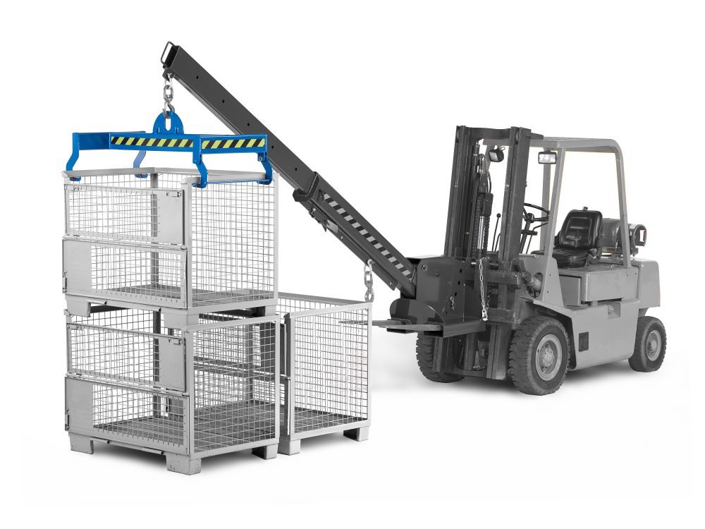 RR Gitterboxtraverse Typ RGT RAL5010 Traglast 1000kg Produktbild RR Gitterboxtraverse Typ RGT RAL5010 Traglast 1000kg bild 2