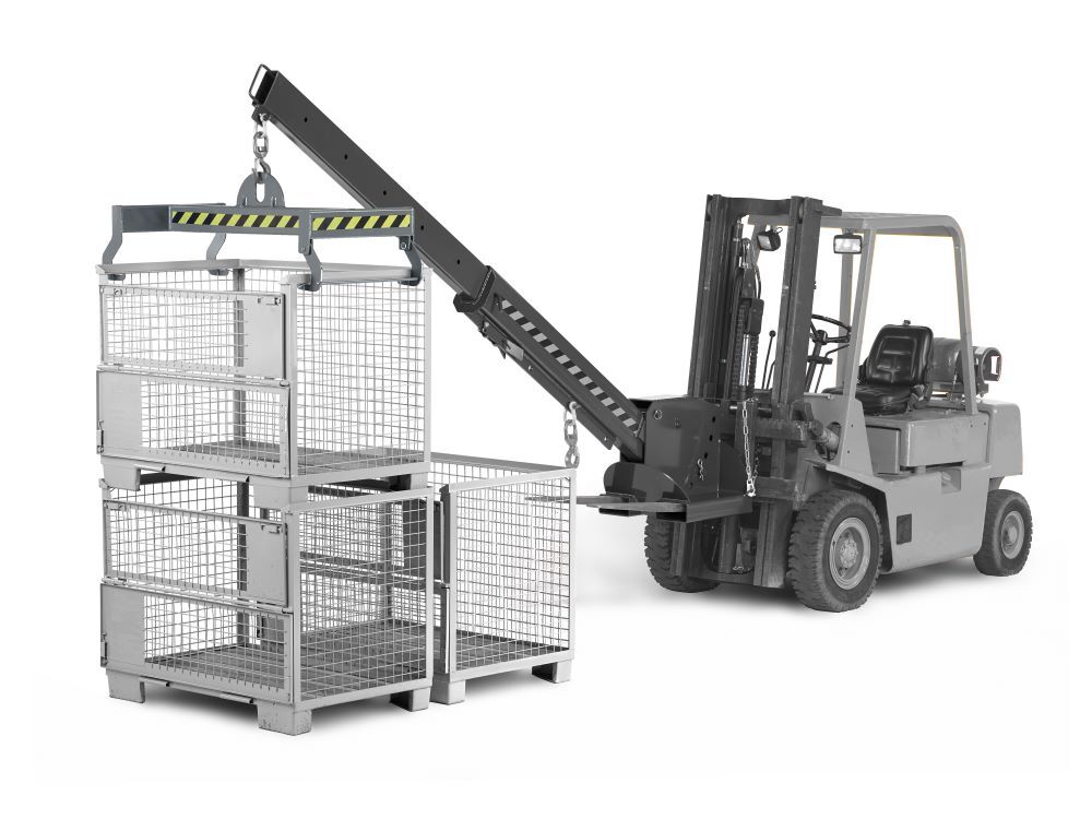 RR Gitterboxtraverse Typ RGT RAL7005 Traglast 1000kg Produktbild RR Gitterboxtraverse Typ RGT RAL7005 Traglast 1000kg bild 2