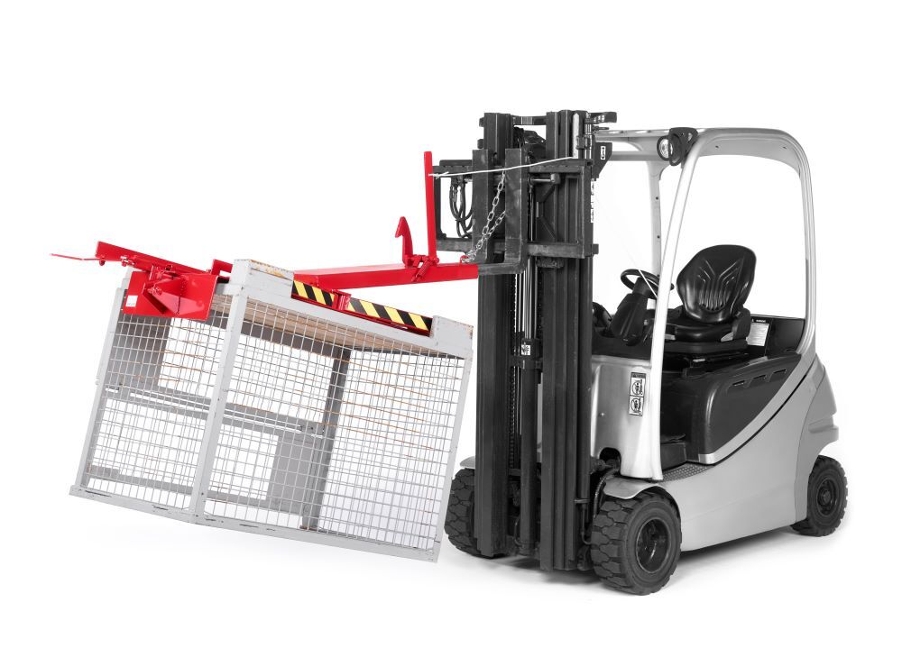 RR Gitterboxwender Typ RGW RAL 3000 Traglast 450kg Produktbild RR Gitterboxwender Typ RGW RAL 3000 Traglast 450kg bild 2