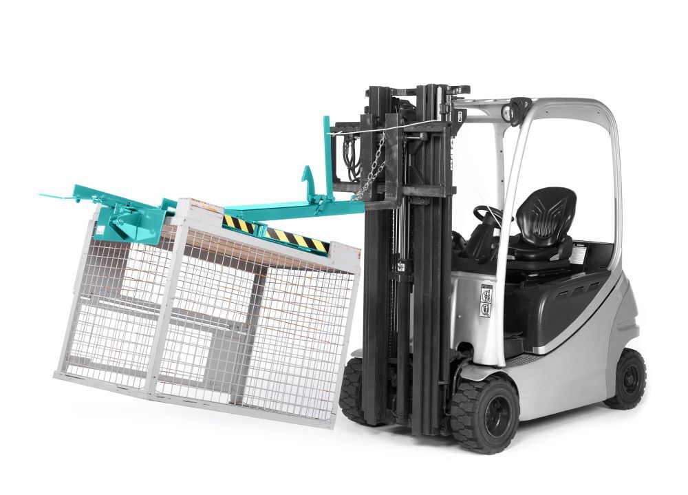 RR Gitterboxwender Typ RGW RAL5018 Traglast 450kg Produktbild RR Gitterboxwender Typ RGW RAL5018 Traglast 450kg bild 2