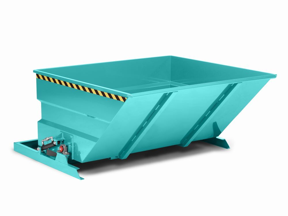 RR Muldenkipper Großraumkipper Typ RGK400 2200x2380x1295 RAL5018 Produktbild RR Muldenkipper Großraumkipper Typ RGK400 2200x2380x1295 RAL5018