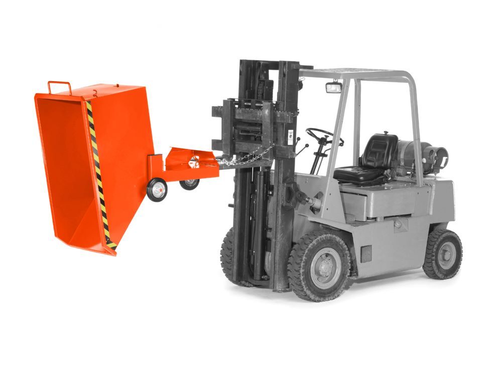 RR Kastenwagen Typ RKW 80 1040 x 1660 x 1250 mm orange Produktbild RR Kastenwagen Typ RKW 80 1040 x 1660 x 1250 mm orange bild 2