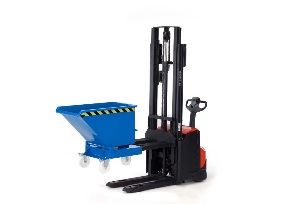 RR Kastenwagen Muldenkipper Typ RKW-DST 40 930x1440x1000 RAL5010 Produktbild RR Kastenwagen Muldenkipper Typ RKW-DST 40 930x1440x1000 RAL5010 bild 2