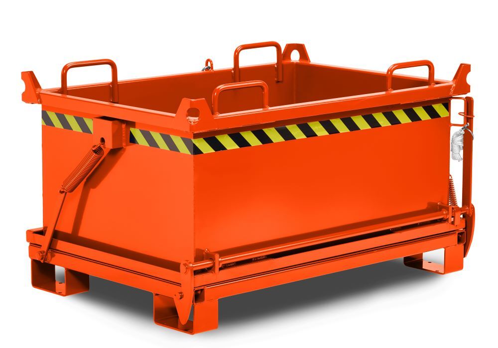 RR Klappbodenbehälter Typ RBB-150 2000x910x1300 RAL2004 Produktbild RR Klappbodenbehälter Typ RBB-150 2000x910x1300 RAL2004