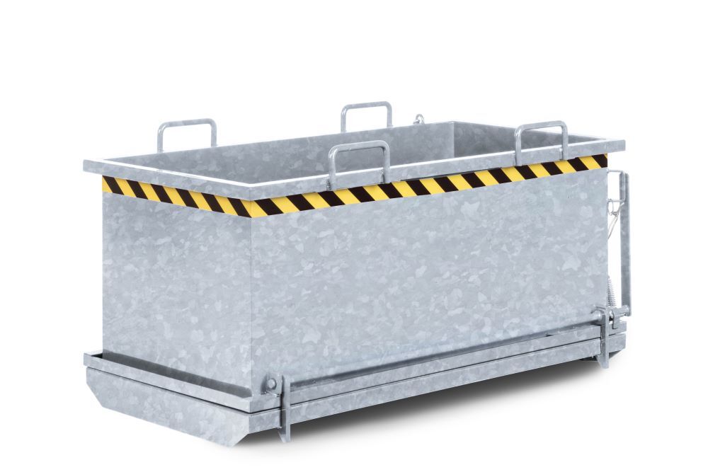 RR Klappbodenbehälter Typ RKB-50 1490x690x845 verzinkt Produktbild RR Klappbodenbehälter Typ RKB-50 1490x690x845 verzinkt