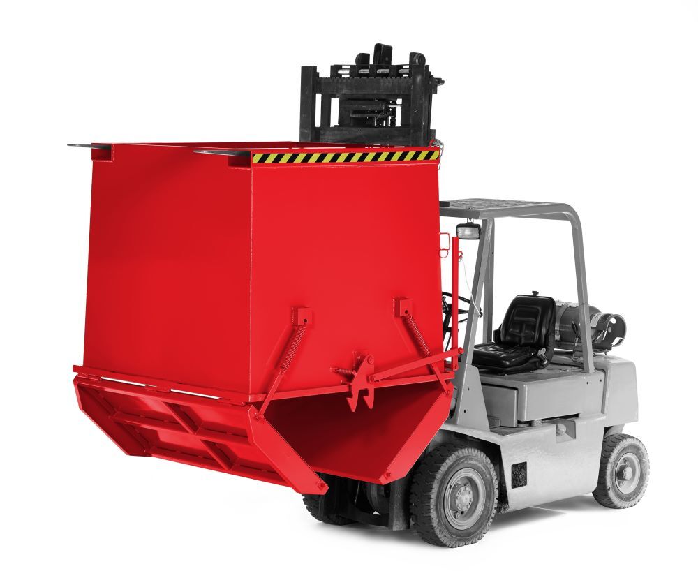 RR Klappbodenbehälter Typ RKC-125 1475x1350x1000 RAL3000 Produktbild RR Klappbodenbehälter Typ RKC-125 1475x1350x1000 RAL3000 bild 2