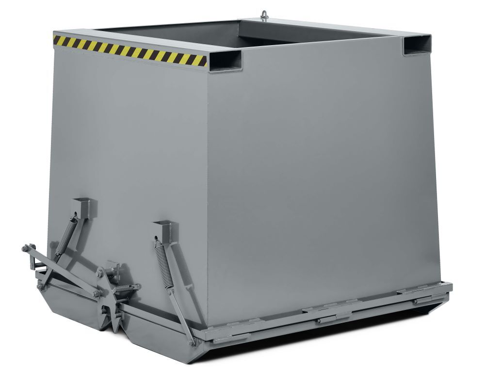 RR Klappbodenbehälter Typ RKC-125 1475x1350x100 RAL7005 Produktbild RR Klappbodenbehälter Typ RKC-125 1475x1350x100 RAL7005