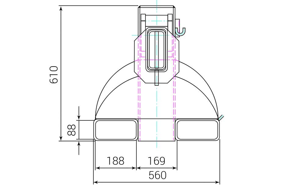 RR Kranarm Typ RKT-3 Traglast 3000kg RAL5010 RR Kranarm Typ RKT-3 Traglast 3000kg RAL5010