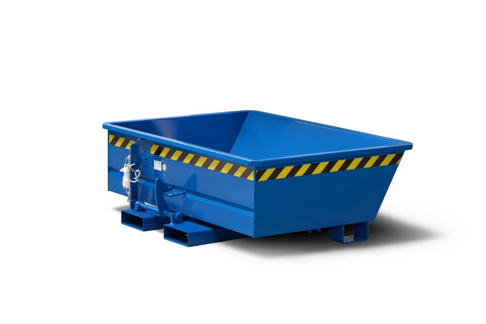 RR Muldenkipper Minikipper Typ RMI 25 975x1075x450 RAL5010 Produktbild RR Muldenkipper Minikipper Typ RMI 25 975x1075x450 RAL5010