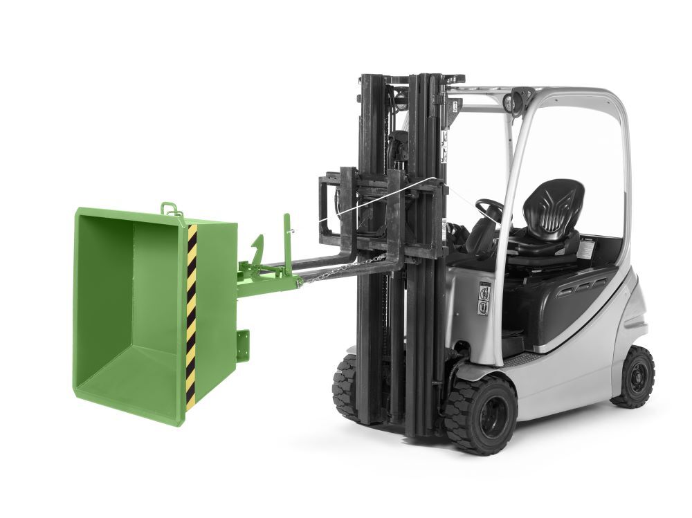 RR Minikipper Muldenkipper Typ RMI-35 1330x1075x450 RAL6011 Produktbild RR Minikipper Muldenkipper Typ RMI-35 1330x1075x450 RAL6011 bild 2