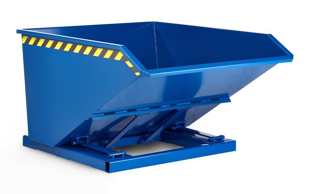 RR Muldenkipper Typ RTK30 830x1160x685 RAL5010 Produktbild RR Muldenkipper Typ RTK30 830x1160x685 RAL5010