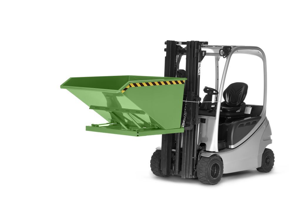 RR Muldenkipper Typ RTK 150 2370x1450x780 RAL6011 Produktbild RR Muldenkipper Typ RTK 150 2370x1450x780 RAL6011 bild 2