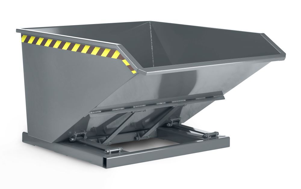 RR Muldenkipper Typ RTK 50 830x1450x780 RAL7005 Produktbild RR Muldenkipper Typ RTK 50 830x1450x780 RAL7005