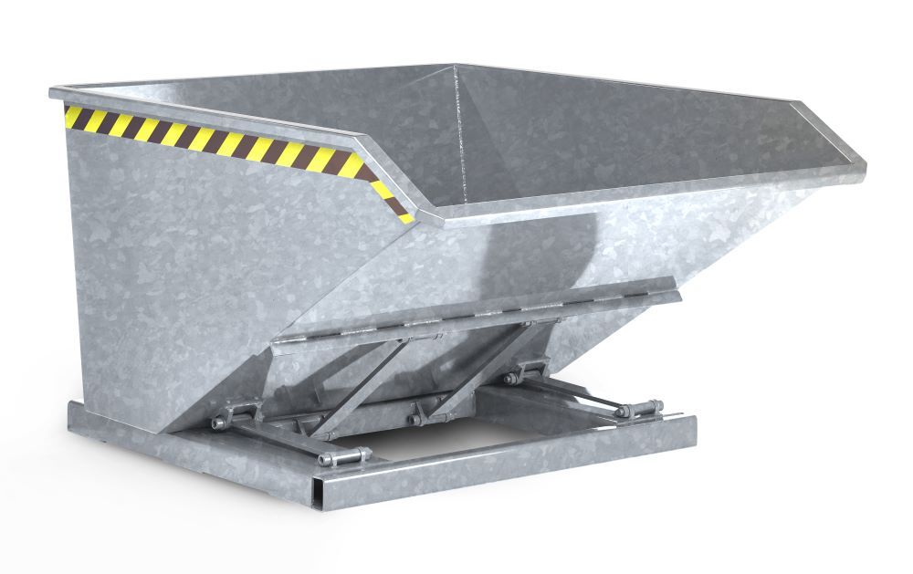 RR Muldenkipper Typ RTK 50 verzinkt 830x1450x780mm Produktbild RR Muldenkipper Typ RTK 50 verzinkt 830x1450x780mm