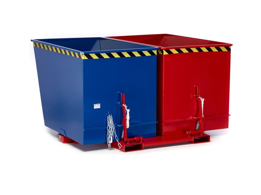 RR Muldenkipper Typ RUK duo 1790x1560x1010 RAL5010 3000 Produktbild RR Muldenkipper Typ RUK duo 1790x1560x1010 RAL5010 3000 bild 2