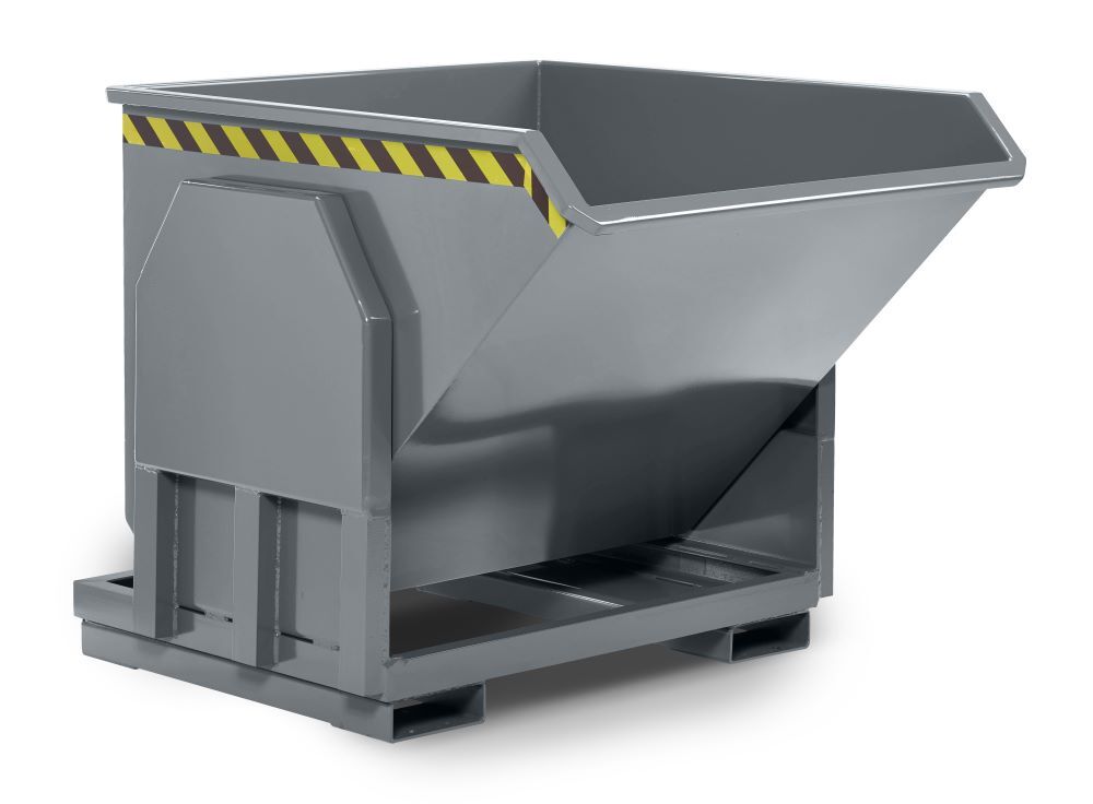 RR Schwerlastkipper Muldenkipper Typ RMK 100 1400x1330x1030 RAL7005 Produktbild RR Schwerlastkipper Muldenkipper Typ RMK 100 1400x1330x1030 RAL7005