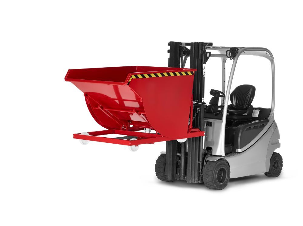 RR Selbstkipper Muldenkipper Typ RSK-30 830x1350x810 RAL3000 Produktbild RR Selbstkipper Muldenkipper Typ RSK-30 830x1350x810 RAL3000 bild 2