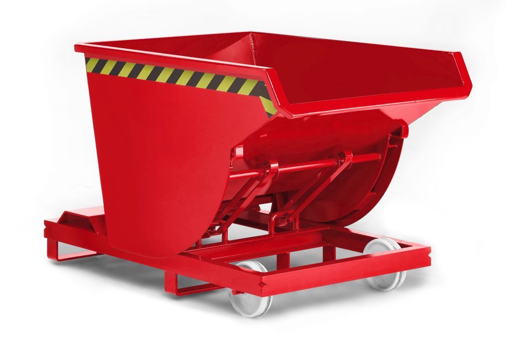 RR Selbstkipper Typ RSK 50 RAL 3000 1280x1350x810mm Produktbild RR Selbstkipper Typ RSK 50 RAL 3000 1280x1350x810mm