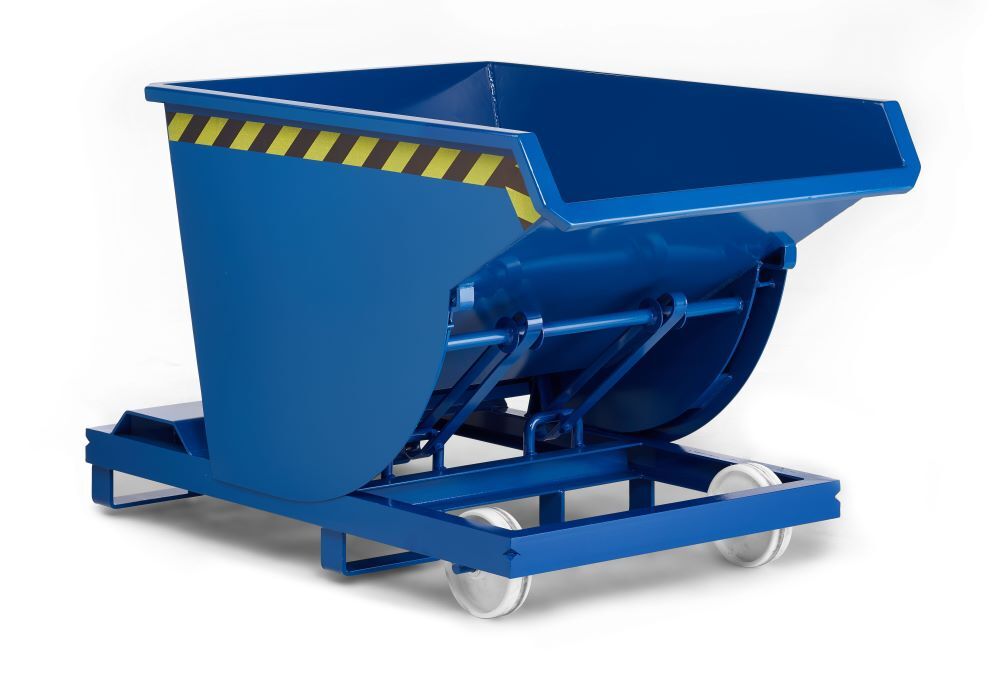 RR Selbstkipper Typ RSK 50 RAL 5010 1280x1350x810mm Produktbild RR Selbstkipper Typ RSK 50 RAL 5010 1280x1350x810mm