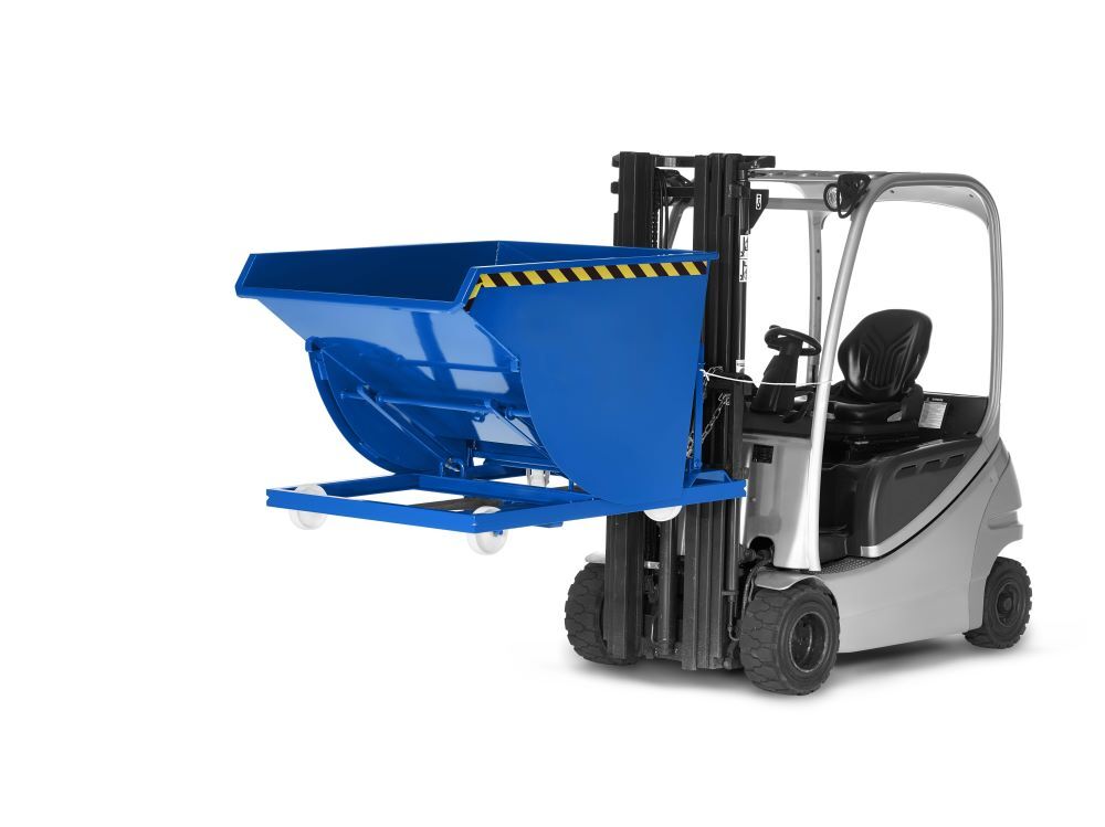 RR Selbstkipper Typ RSK 75 RAL 5010 1200x1640x1060mm Produktbild RR Selbstkipper Typ RSK 75 RAL 5010 1200x1640x1060mm bild 2