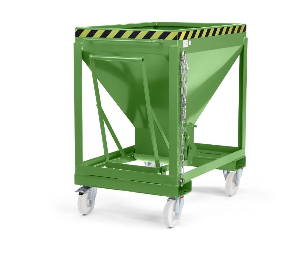 RR Silowagen Typ RSLF 600 780x1200x1030 RAL6011 Produktbild RR Silowagen Typ RSLF 600 780x1200x1030 RAL6011