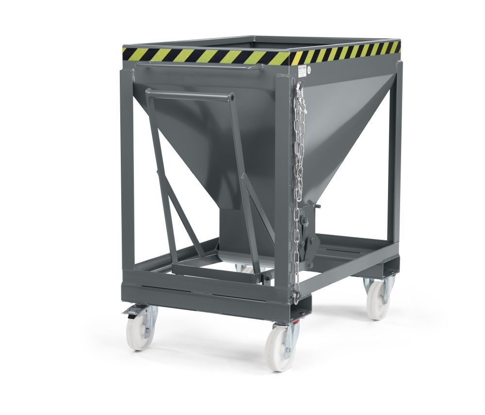 RR Silowagen Typ RSLF 600 780x1200x1030 RAL7005 Produktbild RR Silowagen Typ RSLF 600 780x1200x1030 RAL7005