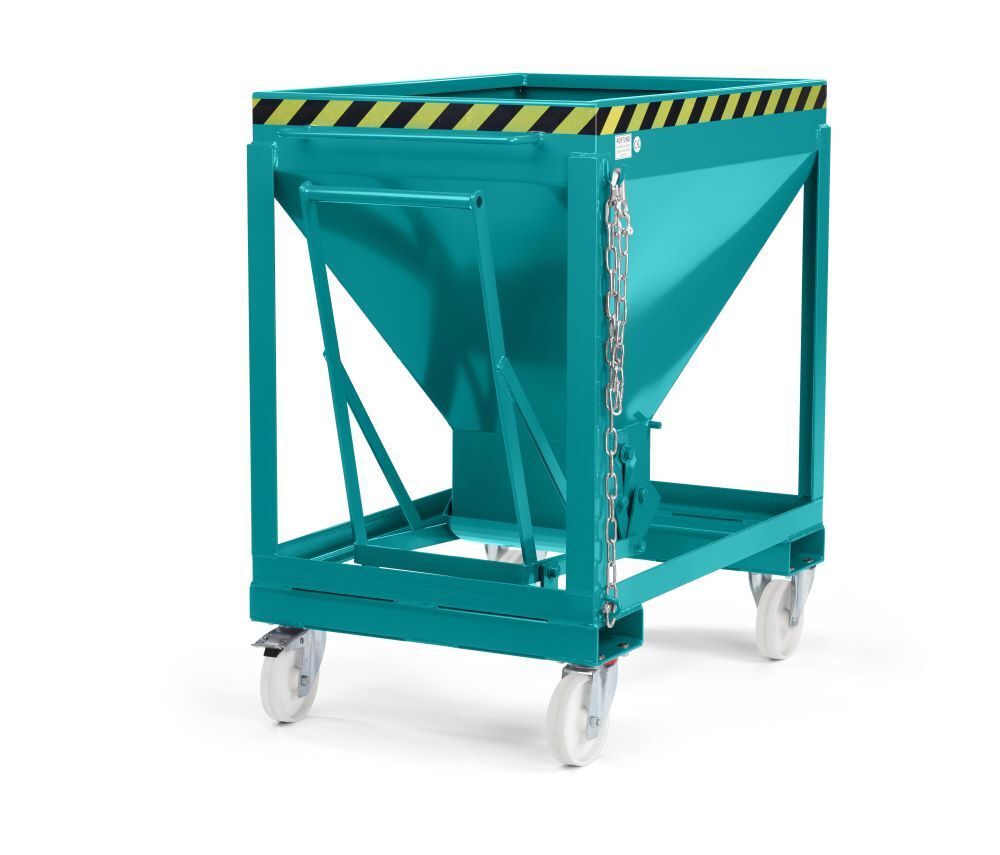 RR Silowagen Typ RSLF 375 780x1200x1030 RAL5018 Produktbild RR Silowagen Typ RSLF 375 780x1200x1030 RAL5018