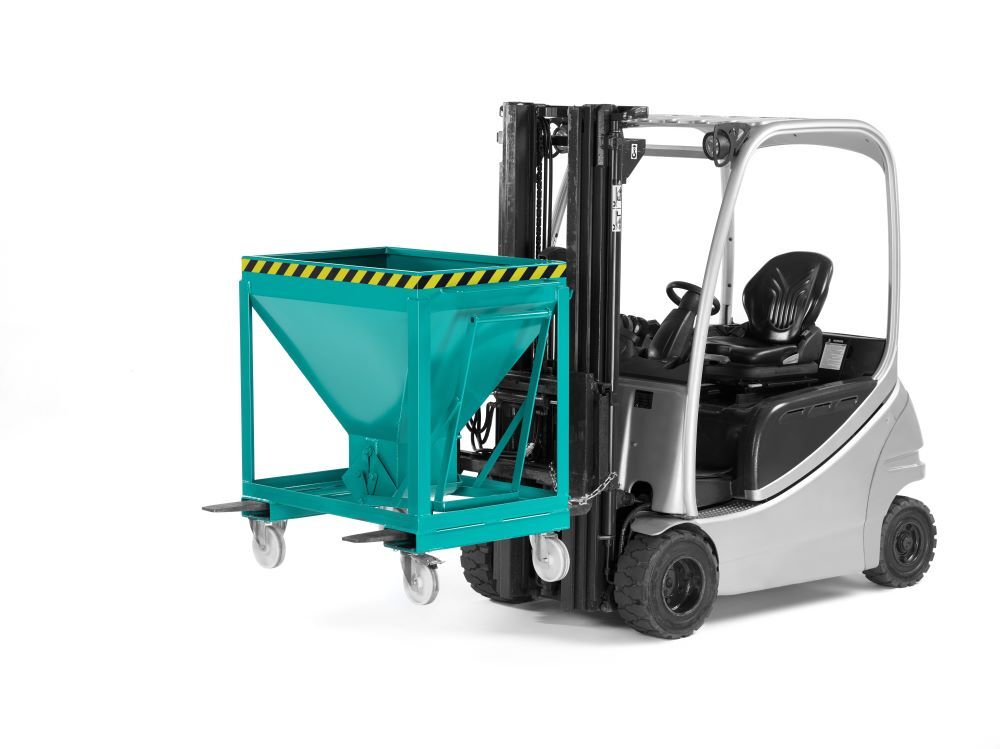 RR Silowagen Typ RSLF 375 780x1200x1030 RAL5018 Produktbild RR Silowagen Typ RSLF 375 780x1200x1030 RAL5018 bild 2