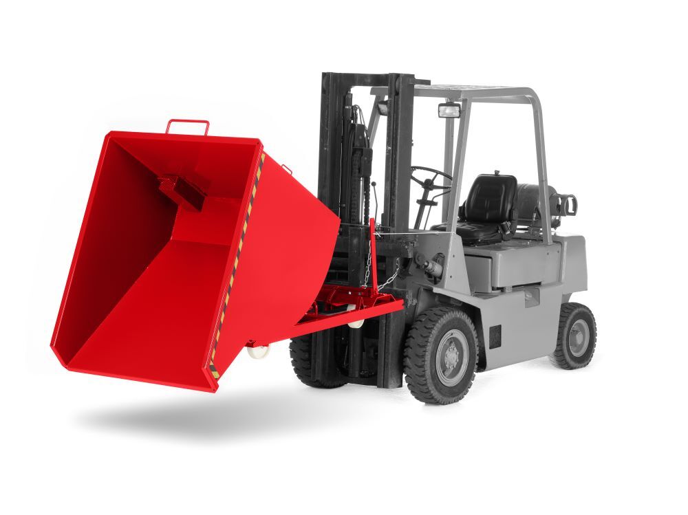 RR Spänekipper MuldenkipperTyp RSK- S 75 1200x1640x1060 RAL3000 Produktbild RR Spänekipper MuldenkipperTyp RSK- S 75 1200x1640x1060 RAL3000 bild 2