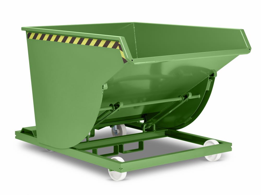 RR Spänekipper Muldenkipper Typ RSK S 30 RAL6011 830x1350x810mm Produktbild RR Spänekipper Muldenkipper Typ RSK S 30 RAL6011 830x1350x810mm
