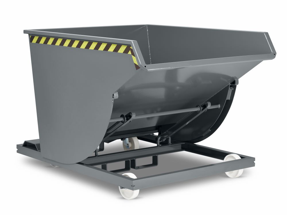 RR Spänekipper Muldenkipper Typ RSK- S 30 830x1350x810 RAL7005 Produktbild RR Spänekipper Muldenkipper Typ RSK- S 30 830x1350x810 RAL7005