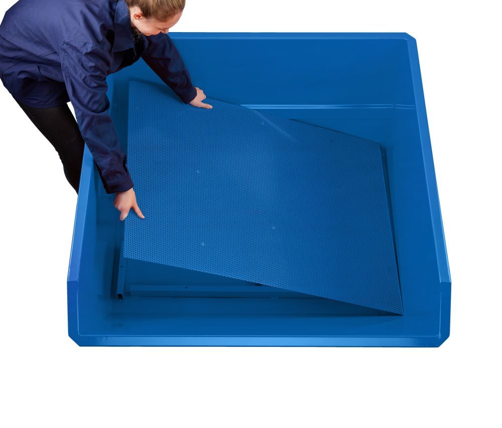 RR Spänekipper Muldenkipper Typ RUK- S 125 1130x1570x980 RAL7005 Produktbild RR Spänekipper Muldenkipper Typ RUK- S 125 1130x1570x980 RAL7005 bild 3