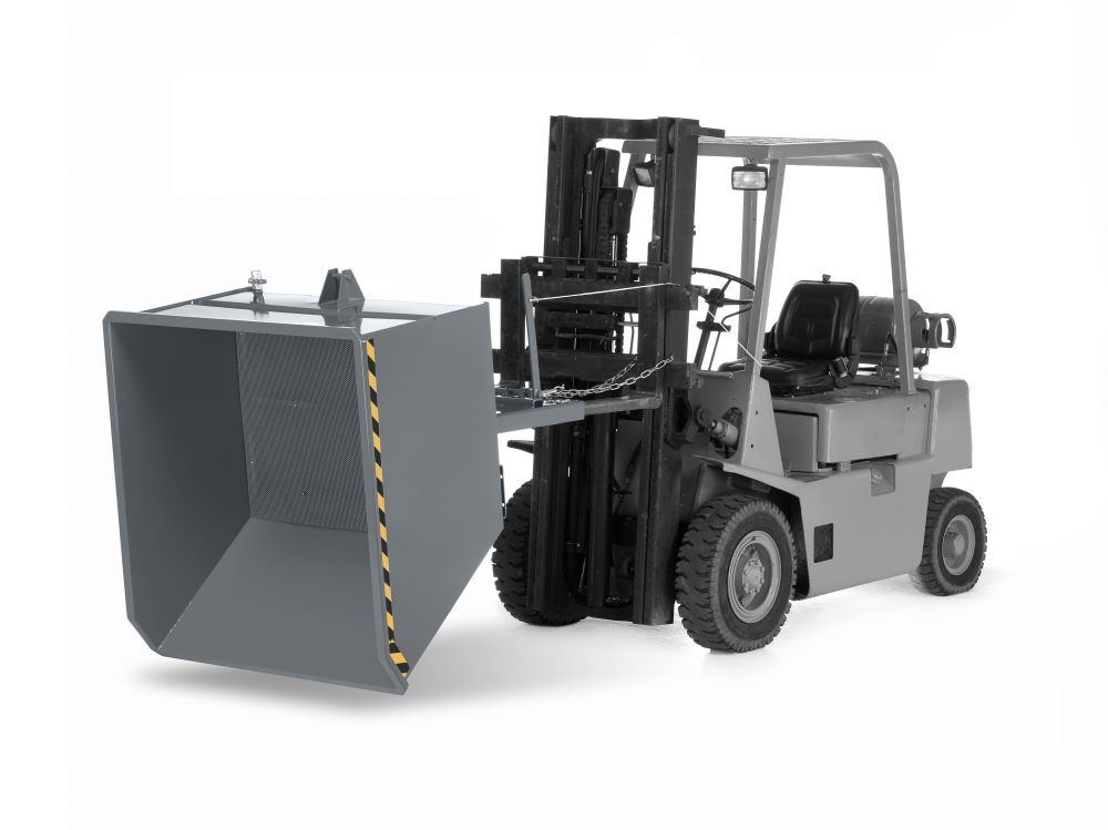 RR Spänekipper Muldenkipper Typ RUK- S 125 1130x1570x980 RAL7005 Produktbild RR Spänekipper Muldenkipper Typ RUK- S 125 1130x1570x980 RAL7005 bild 4