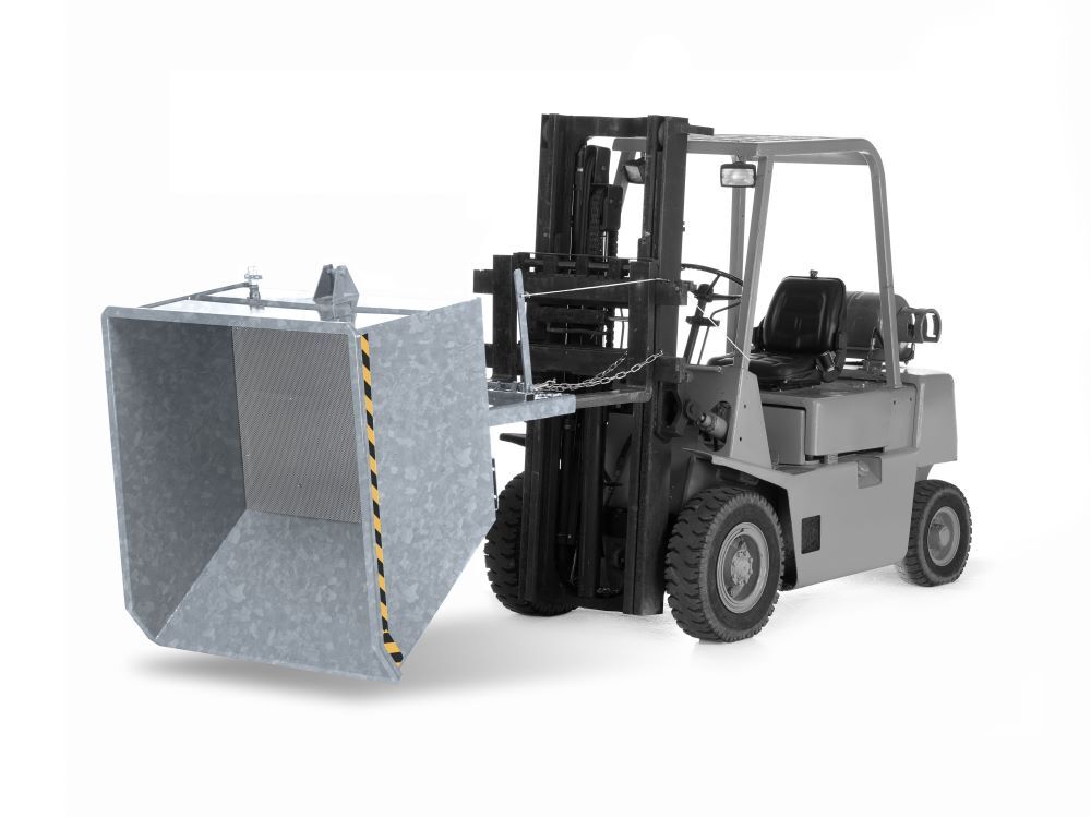 RR Spänekipper Muldenkipper Typ RUK- S 50 Traglast 1200kg verzinkt Produktbild RR Spänekipper Muldenkipper Typ RUK- S 50 Traglast 1200kg verzinkt bild 4