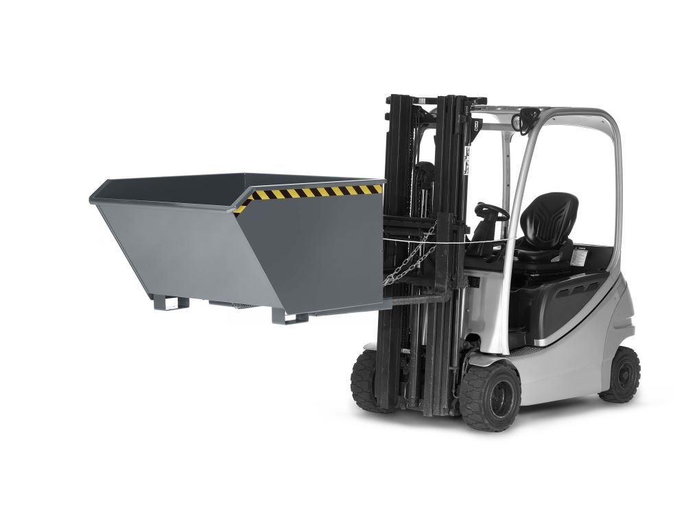 RR Universalkipper Muldenkipper Typ RUK 30 680x1400x580 RAL7005 Produktbild RR Universalkipper Muldenkipper Typ RUK 30 680x1400x580 RAL7005 bild 2