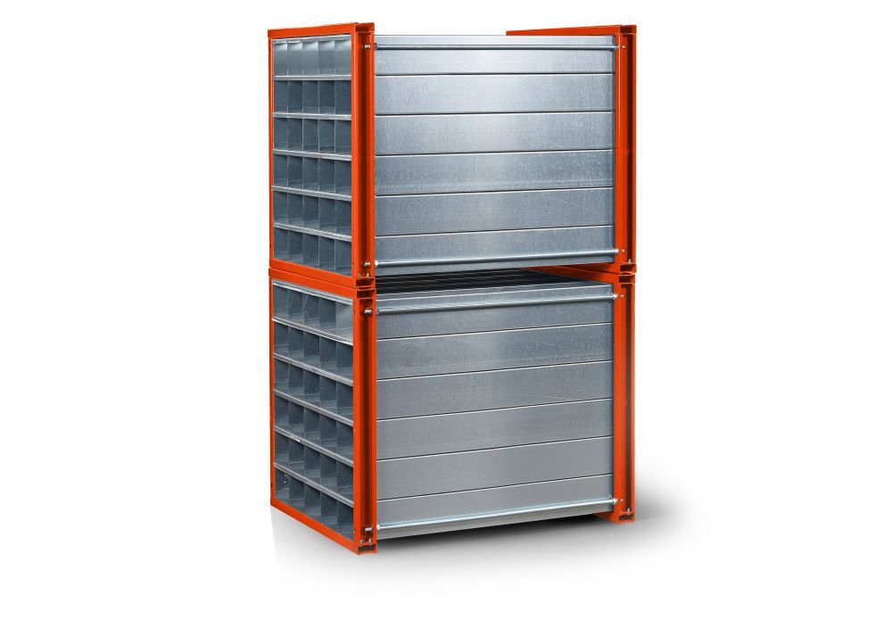 RR Wabenregal Typ RWR20 1 1000x1000x1000 RAL2004 RR Wabenregal Typ RWR20 1 1000x1000x1000 RAL2004