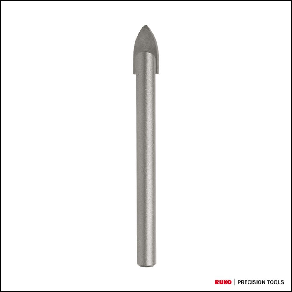 Ruko Glas Fliesenbohrer mit Hartmetallschneide und Zylinderschaft Durchmesser 4 mm Ruko Glas Fliesenbohrer mit Hartmetallschneide und Zylinderschaft Durchmesser 4 mm