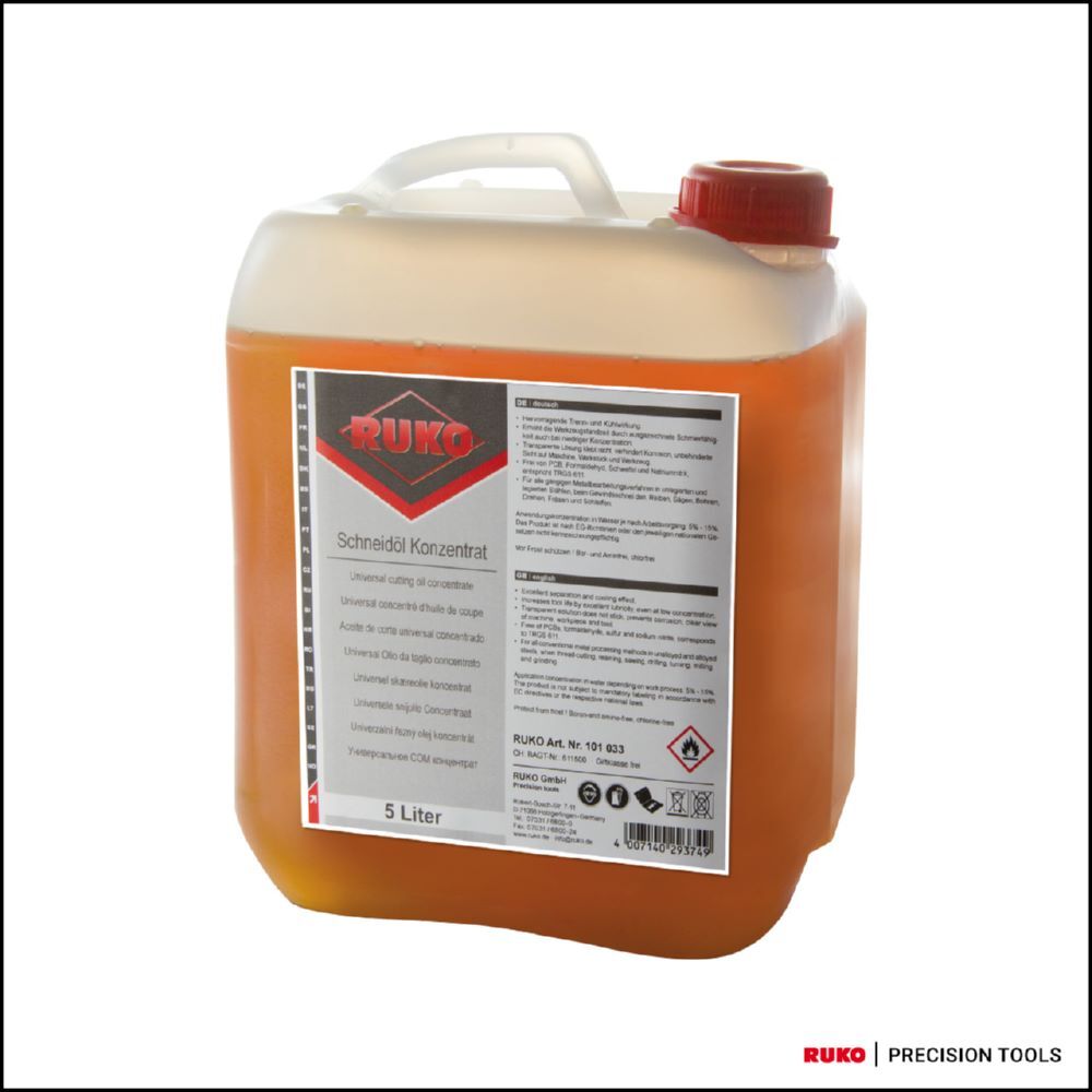 Ruko Schneidöl Konzentrat 5 Liter Kanister Produktbild Ruko Schneidöl Konzentrat 5 Liter Kanister