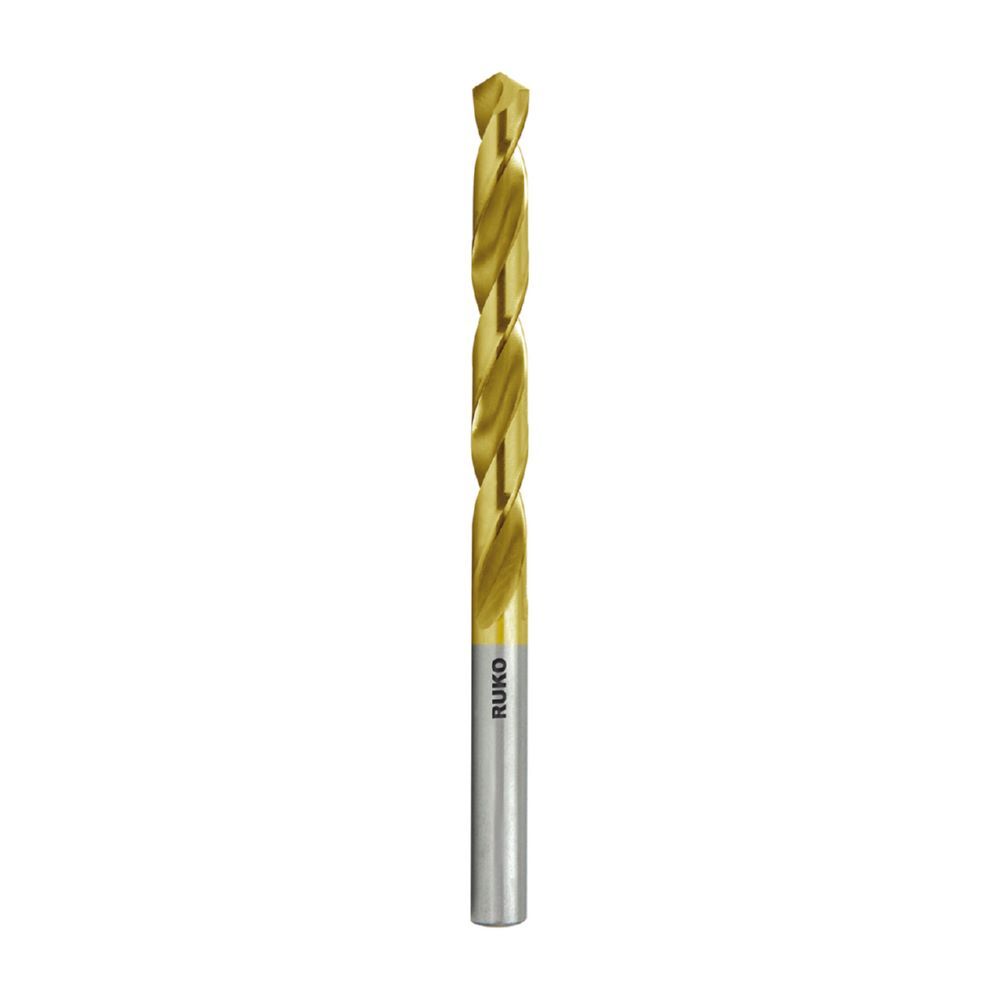 Ruko Spiralbohrer 4,0 x 75 x 43 mm DIN 338 Typ N HSS G TiN