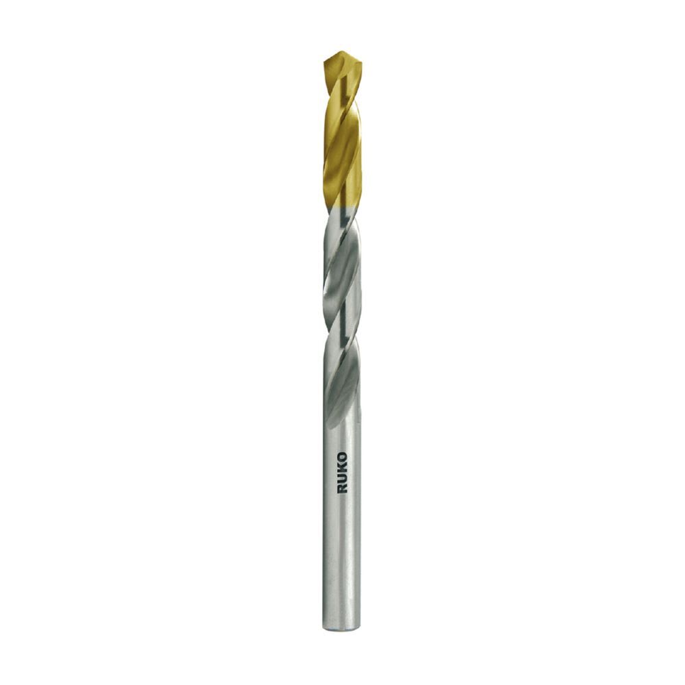 Ruko Spiralbohrer DIN 338 Typ N HSS G TiN 5,0 x 86 x 52 mm Produktbild Ruko Spiralbohrer DIN 338 Typ N HSS G TiN 5,0 x 86 x 52 mm