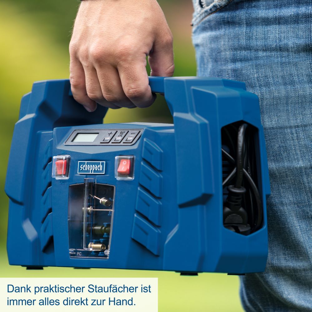Scheppach Mobiler Kompressor 1100 W 8 bar AIR FORCE 5 Produktbild Scheppach Mobiler Kompressor 1100 W 8 bar AIR FORCE 5 bild 13