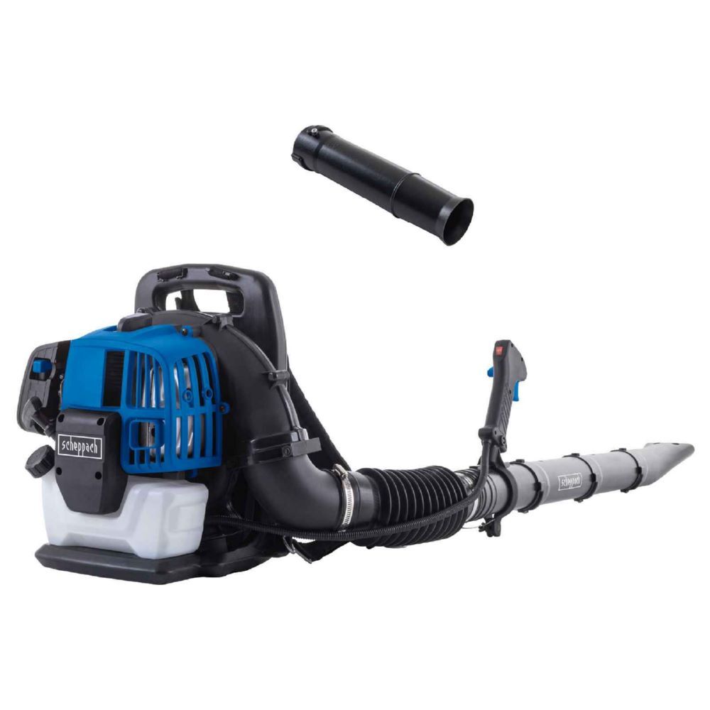 Produktbild Scheppach Benzin Backpack Laubbläser PLB52BP 1,97PS 295km/h Luftgeschwindigkeit 1,3L Kraft