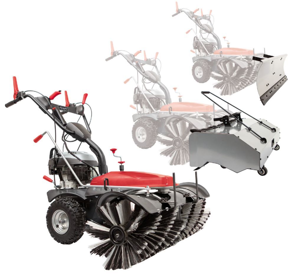 Scheppach Benzin - Kehrmaschine inklusive Sammelbehälter Kehrbreite 100 cm 6,5 PS Produktbild Scheppach Benzin - Kehrmaschine inklusive Sammelbehälter Kehrbreite 100 cm 6,5 PS