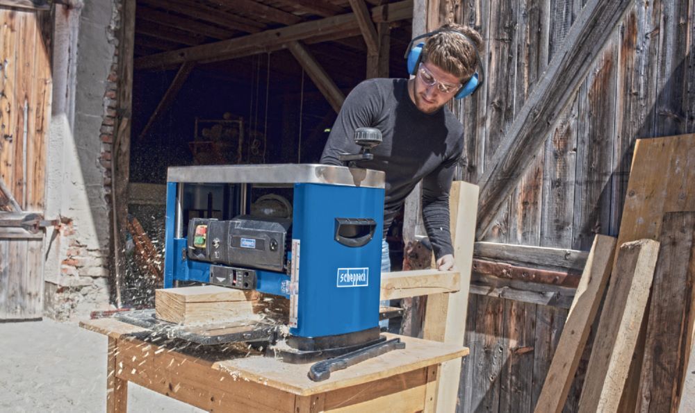 Scheppach Dickenhobelmaschine PLM1800 1500 W - DIY Produktbild Scheppach Dickenhobelmaschine PLM1800 1500 W - DIY bild 4